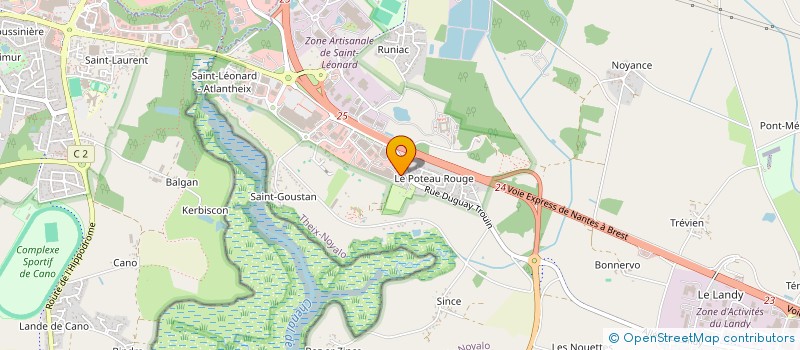 localisation de l'entreprise VANNES PLAQUISTE MENUISERIE  THEIX-NOYALO