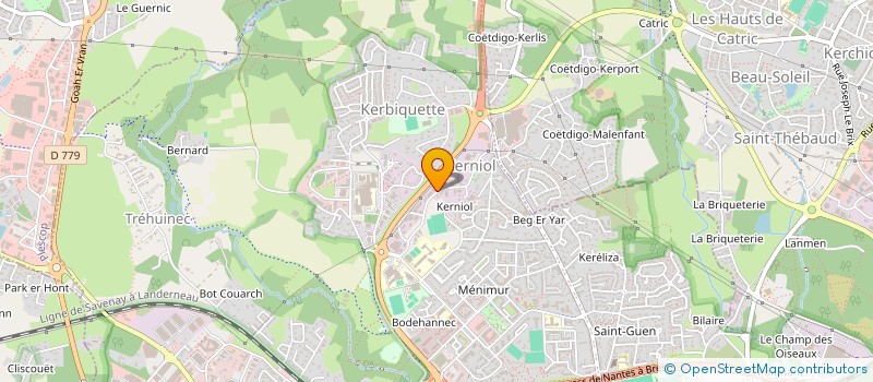 localisation de l'entreprise VANNES PNEUS ET SERVICES à VANNES