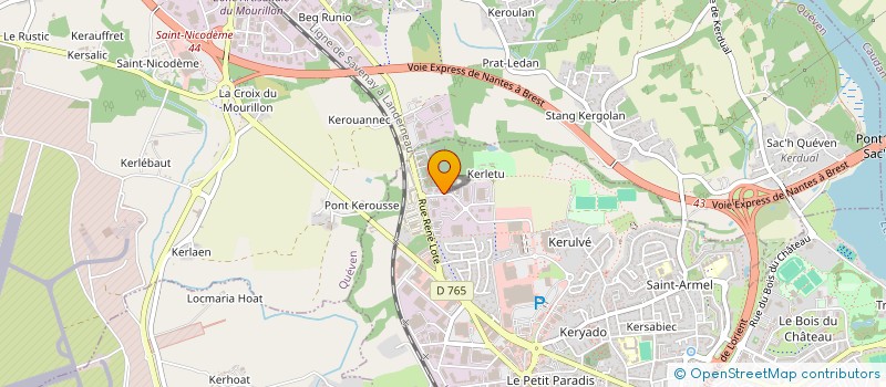 localisation de l'entreprise VANNES RADIO  LORIENT