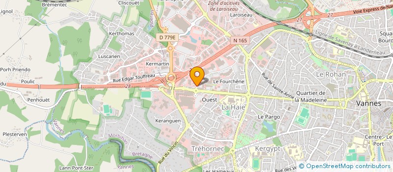 localisation de l'entreprise VANNES RESTO à VANNES