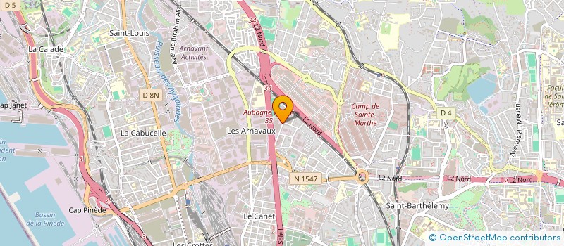 localisation de l'entreprise VANNES RIGAU SAS à MARSEILLE