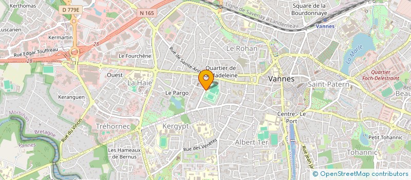 localisation de l'entreprise VANNES SPORT ADAPTE à VANNES