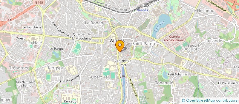 localisation de l'entreprise VANNES TRANSACTIONS IMMOBILIERES à VANNES