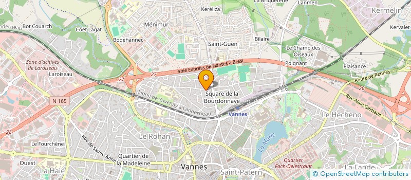 localisation de l'entreprise VANNES TRANSPORT PRESTIGE à VANNES