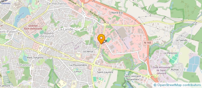 localisation de l'entreprise VANNES TT à VANNES