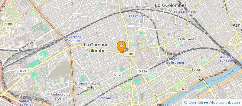 localisation de l'entreprise VANNI ALIMENTATION à LA GARENNE-COLOMBES