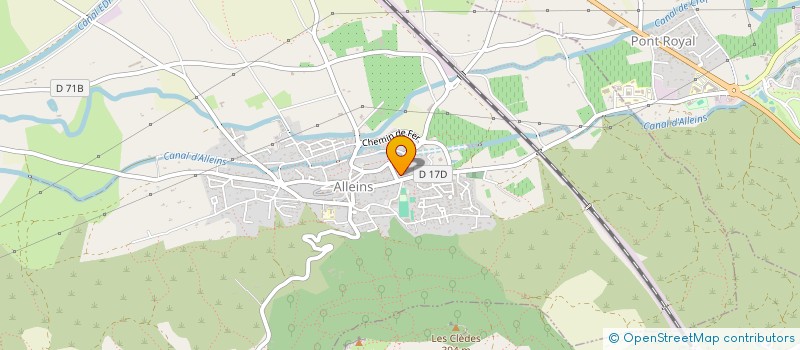 localisation de l'entreprise VANNI HOLDING  ALLEINS