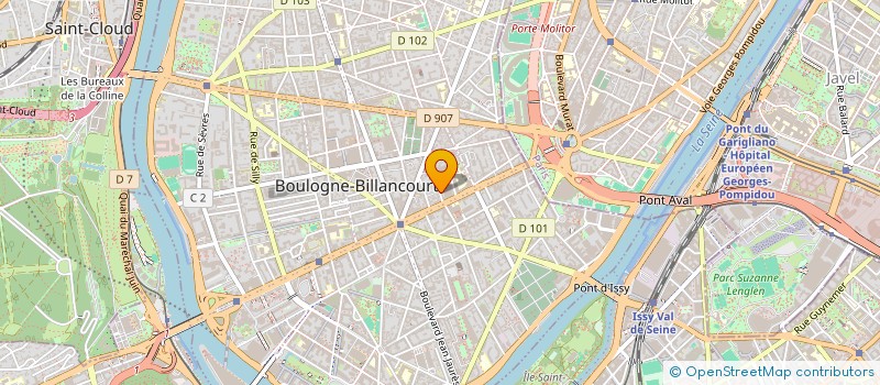 localisation de l'entreprise VANNIER BOUVET AVOCATS à BOULOGNE-BILLANCOURT