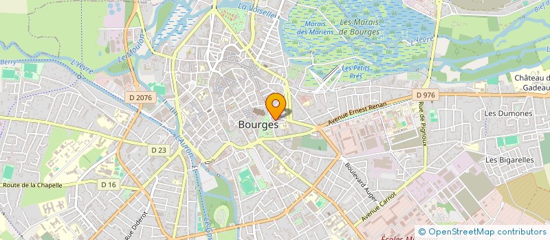 localisation de l'entreprise VANNIER & GONNIER  BOURGES