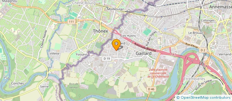 localisation de l'entreprise VANNIER JEREMIE ET WOLSKA AGNIESZKA  GAILLARD