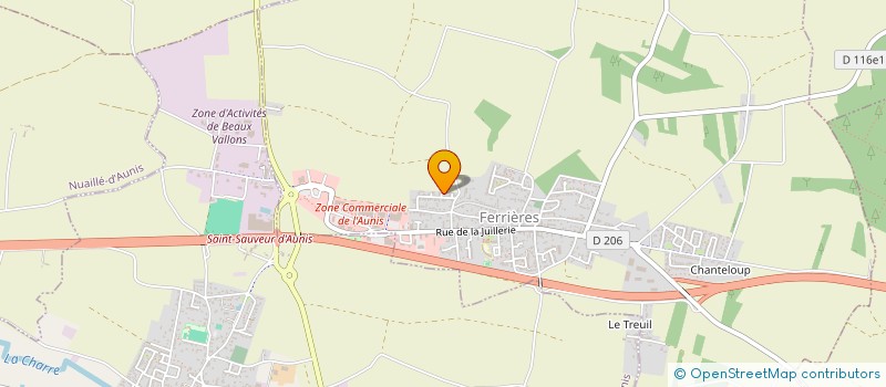 localisation de l'entreprise VANNIER MARION  FERRIERES