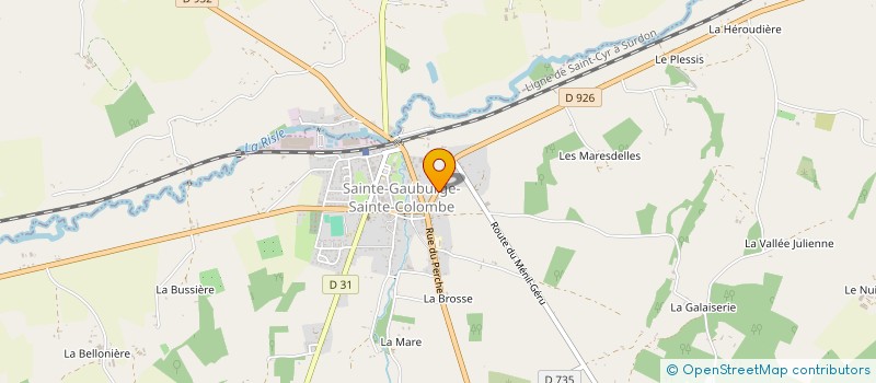 localisation de l'entreprise VANNIERS V à SAINTE-GAUBURGE-SAINTE-COLOMBE