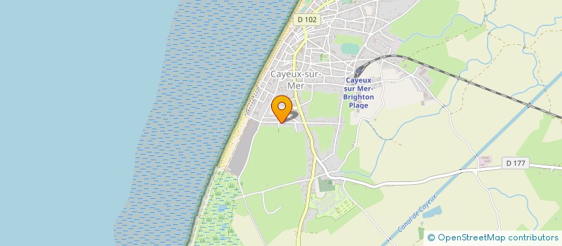 localisation de l'entreprise VANNOBEL GRANULATS à CAYEUX-SUR-MER