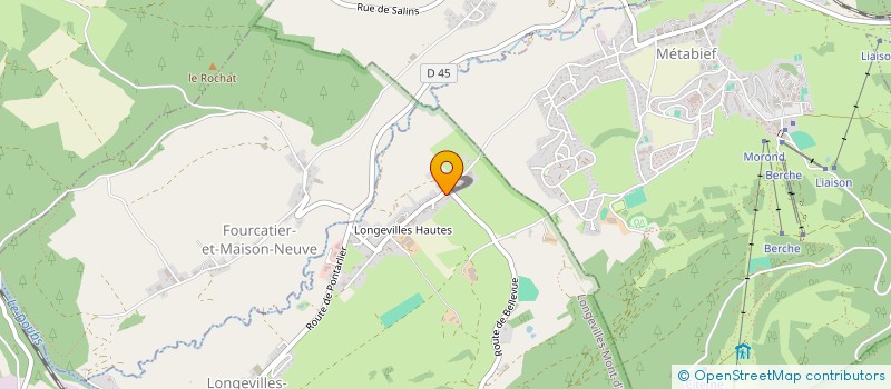 localisation de l'entreprise VANNOD SARL  LONGEVILLES-MONT-D'OR
