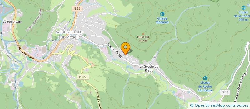 localisation de l'entreprise VANNSIZZIE  SAINT-MAURICE-SUR-MOSELLE