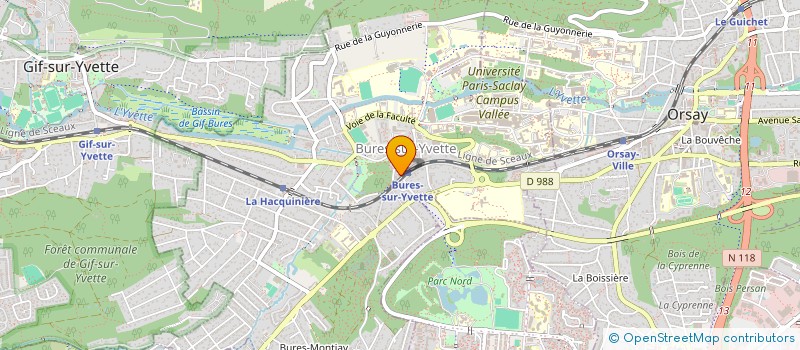 localisation de l'entreprise VANOCIAN ASSOCIES à BURES-SUR-YVETTE