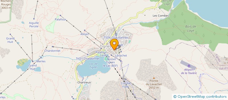 localisation de l'entreprise VANOISE à TIGNES