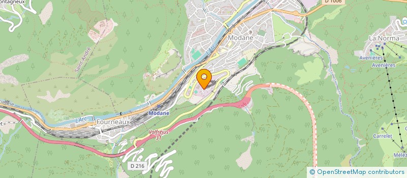 localisation de l'entreprise VANOISE SERVICES à MODANE