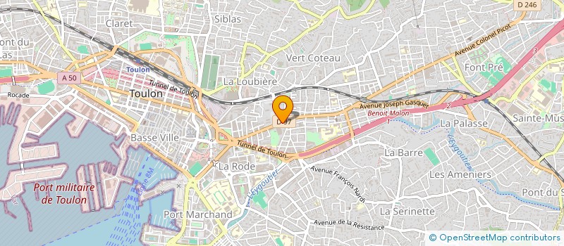 localisation de l'entreprise VANOLIV à TOULON