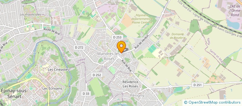 localisation de l'entreprise VANOMA  MANDRES-LES-ROSES