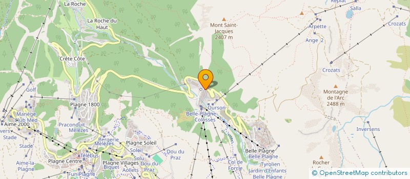 localisation de l'entreprise VANPAS  LA PLAGNE TARENTAISE