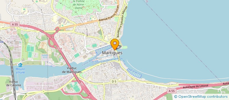 localisation de l'entreprise VANS AND BURGER à MARTIGUES