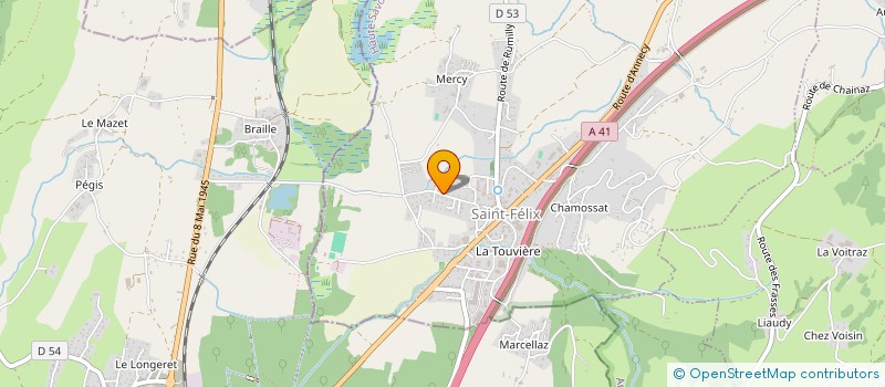 localisation de l'entreprise VANS ECLAIRES  SAINT-FELIX