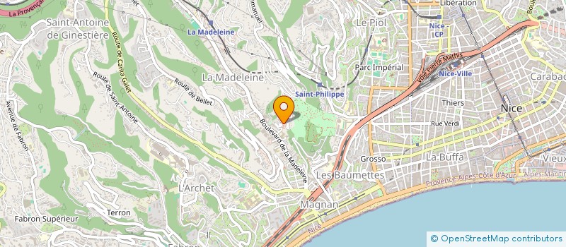 localisation de l'entreprise VANSE à NICE