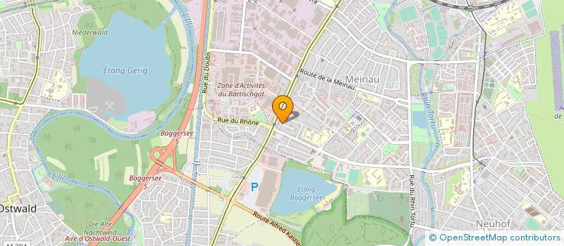 localisation de l'entreprise VANSKI à STRASBOURG