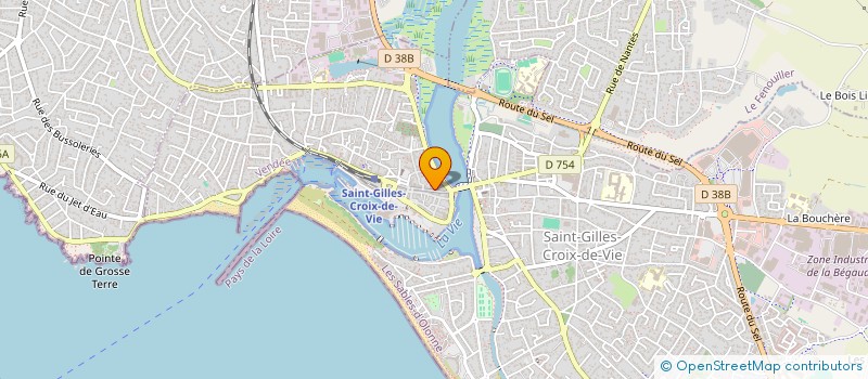 localisation de l'entreprise VANSROLL à SAINT-GILLES-CROIX-DE-VIE