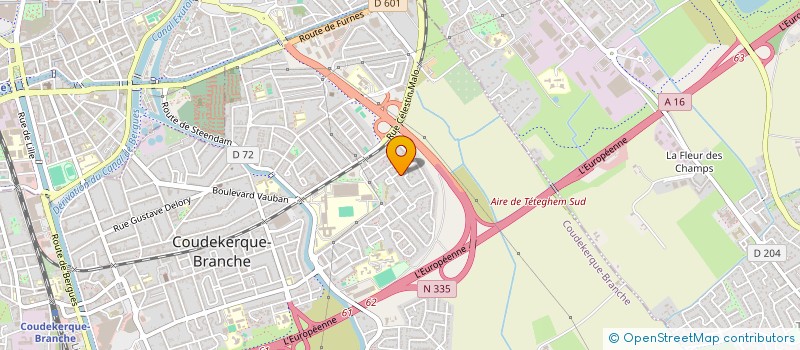 localisation de l'entreprise VANSUYPEENE DISTRIBUTIONS  COUDEKERQUE-BRANCHE