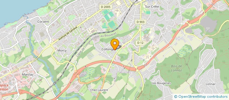 localisation de l'entreprise VANTHONIE à THONON-LES-BAINS