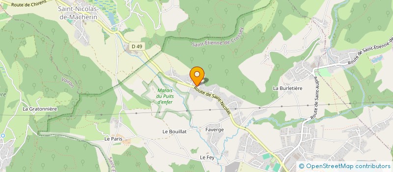 localisation de l'entreprise VANTHOURNOUT  SAINT-ETIENNE-DE-CROSSEY