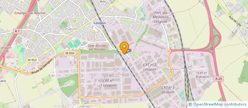 localisation de l'entreprise VANUA à LESQUIN