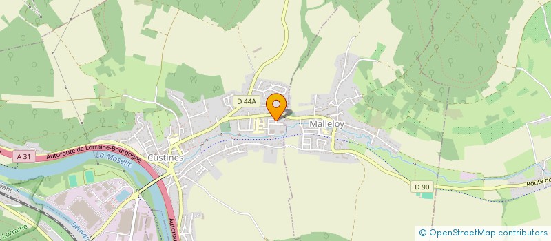 localisation de l'entreprise VANUATU 54  CUSTINES