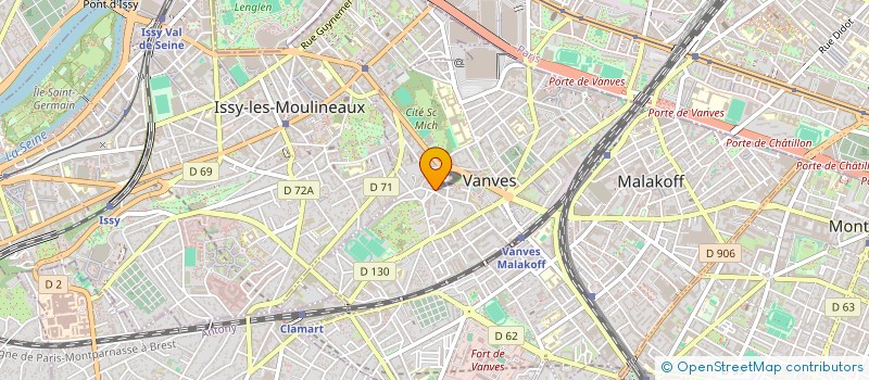localisation de l'entreprise VANVES ART ET CULTURE à VANVES