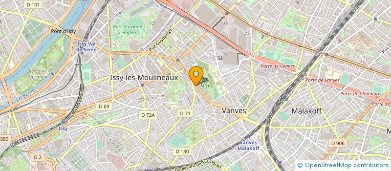 localisation de l'entreprise VANVES AUTO SERVICE à VANVES