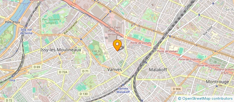 localisation de l'entreprise VANVES ELECTRONIQUE  VANVES