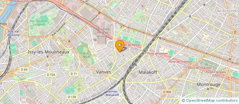 localisation de l'entreprise VANVES VOYAGES  VANVES