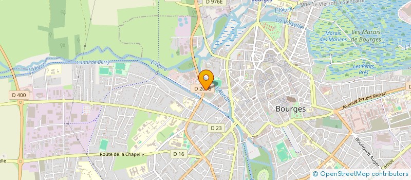 localisation de l'entreprise VANY à BOURGES