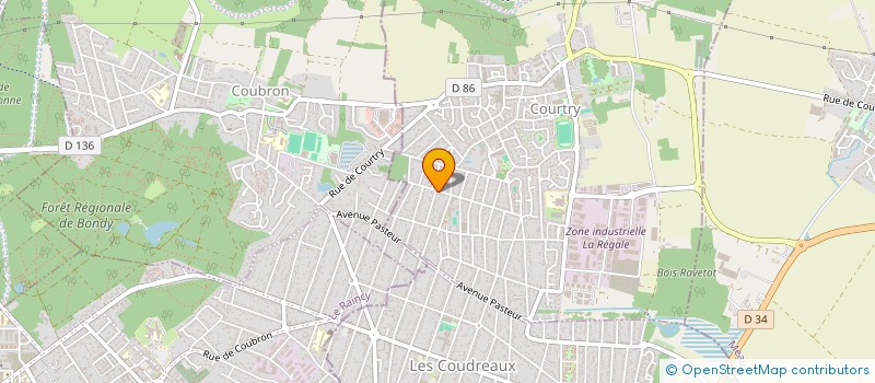 localisation de l'entreprise VANZEN à COURTRY