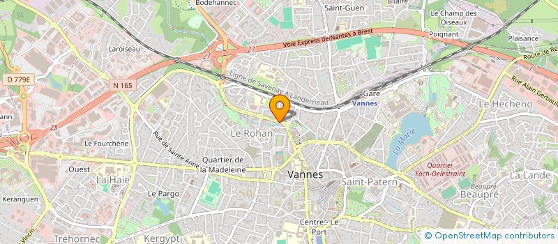 localisation de l'entreprise VANZINI-FRERE&SOEUR à VANNES