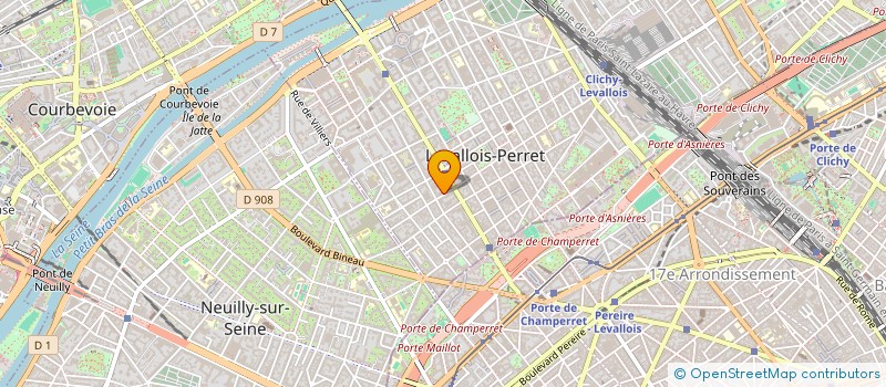 localisation de l'entreprise VAO COMMUNICATION à LEVALLOIS-PERRET
