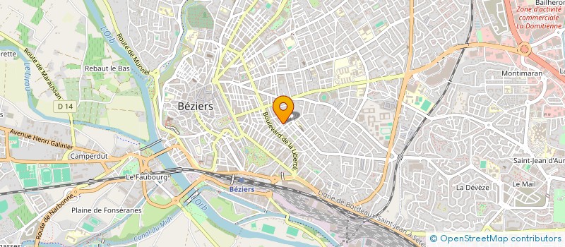 localisation de l'entreprise VAOLIS LOGISTIQUE FRANCE  BEZIERS