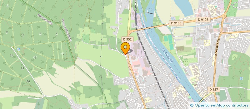 localisation de l'entreprise VAP 54 à PONT-A-MOUSSON