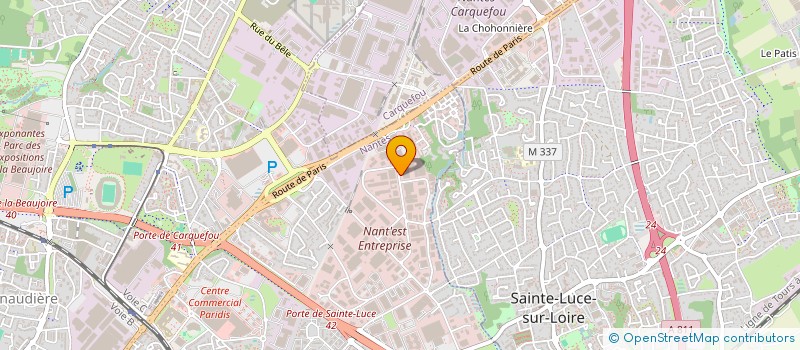 localisation de l'entreprise VAP  NANTES