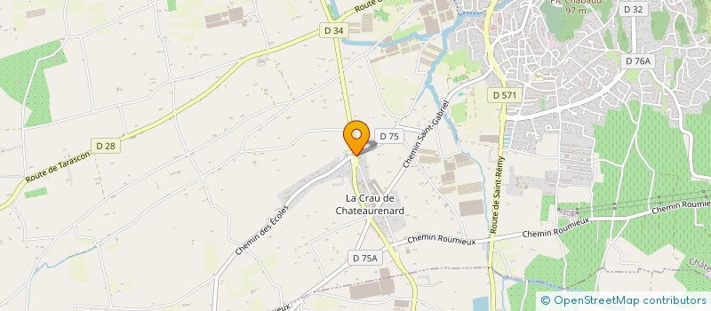 localisation de l'entreprise VAP à CHATEAURENARD