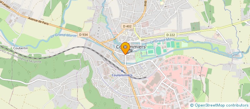 localisation de l'entreprise VAP ANDIAMO PIZZA à COULOMMIERS