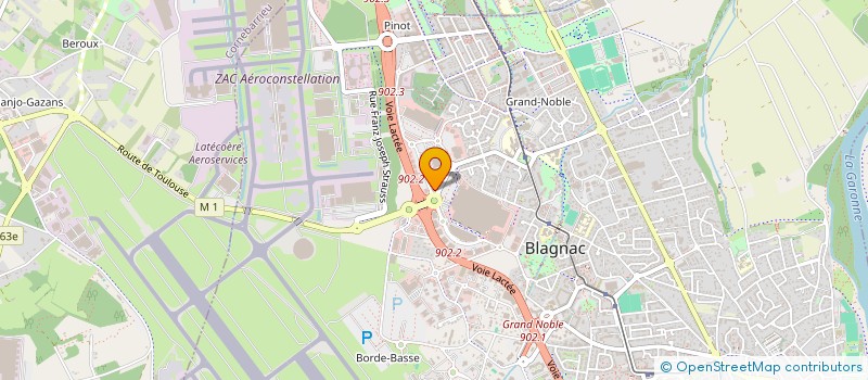 localisation de l'entreprise VAP BLAGNAC à BLAGNAC