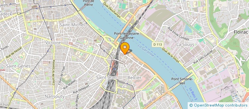 localisation de l'entreprise VAP BORDEAUX SJ  BORDEAUX